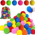 thumbnail image 1 of Reusable Water Sponge Balls, 60PCS Summer Water Sponge Balls Pool Toys, Sponge Water Water Refill Instant Ball, Soft Balloon, 1 of 8