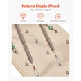 thumbnail image 3 of KFFKFF Wall Mounted Pilates Reformer Machine, Maple Wood Pilates Springboard, Exercise Equipment with Resistance Springs, Yoga Fitness Trainer, Suitable for Flexibility Balance, 3 of 9