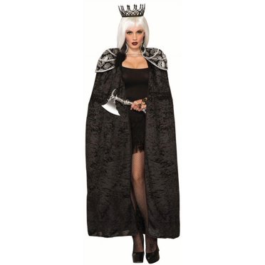 Cape de Reine de Royauté Sombre Accessoire de Costume pour Adulte, Or