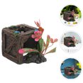 thumbnail image 2 of Miangastore Aquarium Décor Paysager en Résine Brun Foncé 1Ensemble 3.5x2.9x2.9in, 2 of 8