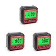 thumbnail image 4 of Shengyu 1/2/3 Level Box Protractor 490° Levels Gauge Bevel Gauges with Magnetic Base Electronic Angle Protractors Measuring Tools Red/Type 1 3PCS, 4 of 6