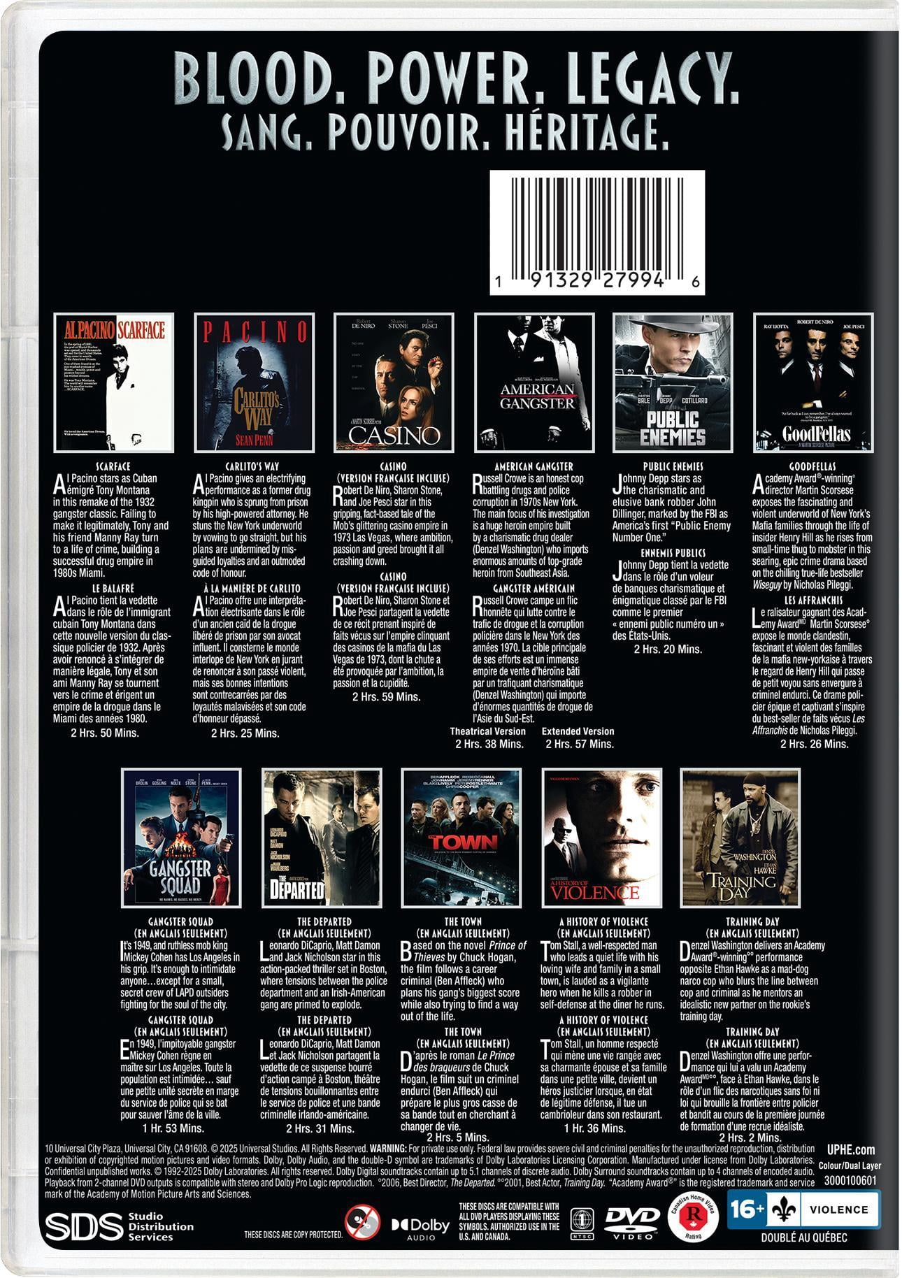 Gangsters 11-Movie Collection (DVD) [2025]