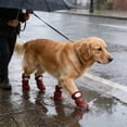 thumbnail image 4 of Breathable Reflective Protective Dog Shoes Boots With Adjustable Straps For Small Medium Outdoor Walking 4PCS, 4 of 6