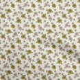 thumbnail image 1 of oneOone Velvet Light Yellow Fabric Floral Craft Projects Decor Fabric Printed By The Yard 58 Inch Wide, 1 of 4