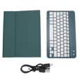 thumbnail image 2 of Tablet Case Fit for Air 11 Inch M3 2025 M2 2024 Tablet Protective Cover, Folio Detachable Wireless  Keyboard Cover Soft TPU Back Case with 7 Color Backlit Pencil, 2 of 7