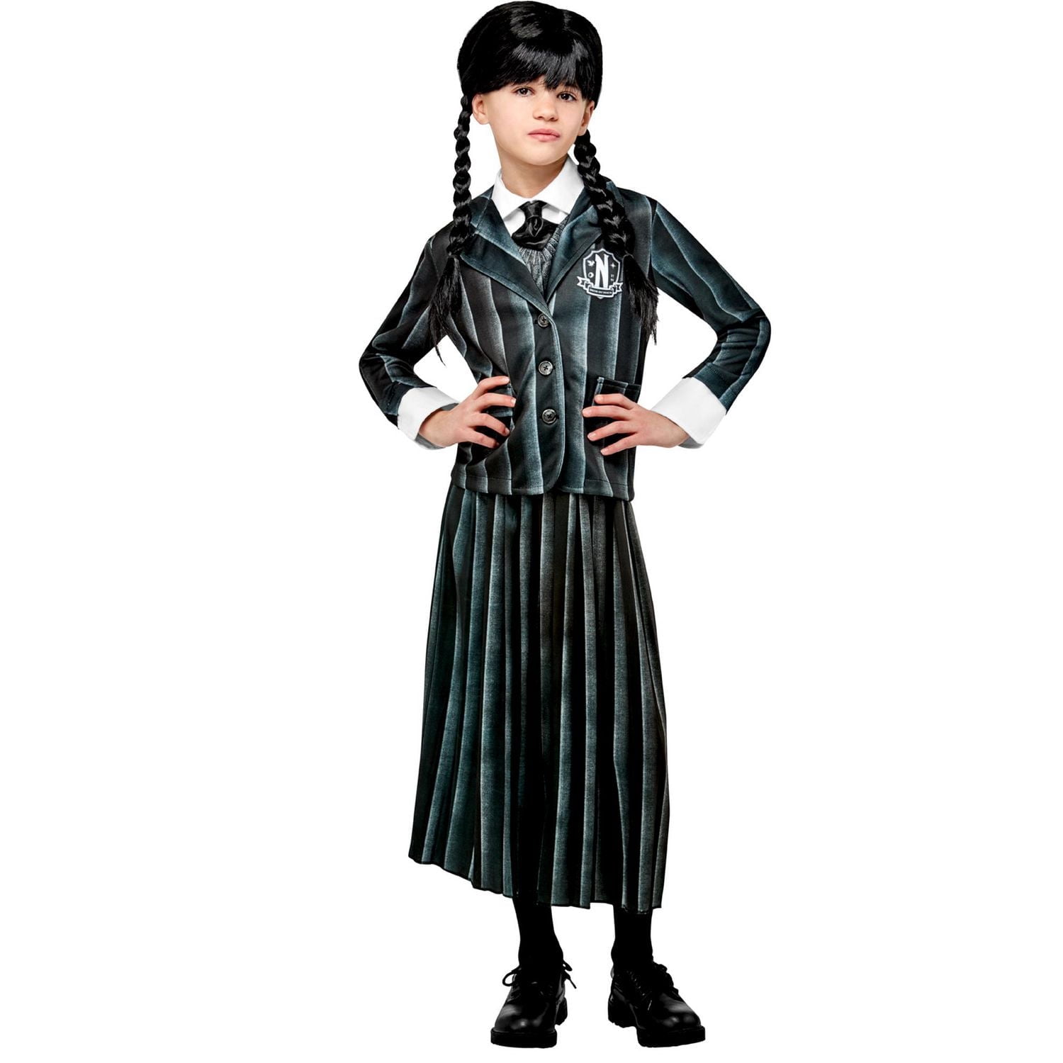 Costume de Wednesday Addams pour enfant