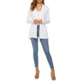 thumbnail image 4 of SAYOO Women'S Jacket Knitted Cardigan Open Shrug Knit Casual Loose Sweater Jacket With Pockets Tops, Women'S Casual Long Sleeve Sweater Loose Home Casual Wear Jacket Simple Cardigan Jacket, 4 of 6