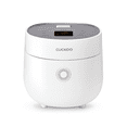thumbnail image 1 of CUCKOO CR-0375F | 3-Cup (Uncooked) Micom Rice Cooker | 10 Menu Options: Oatmeal, Brown Rice & More, Touch-Screen, Nonstick Inner Pot | White, 1 of 7