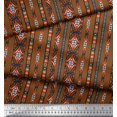 thumbnail image 3 of Soimoi Poly Georgette Fabric Ikat Southwestern Fabric Prints by Yard 52 Inch Wide, 3 of 3