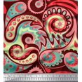 thumbnail image 1 of Soimoi Poly Georgette Fabric Artistic Paisley Print Fabric by Yard 52 Inch Wide, 1 of 3