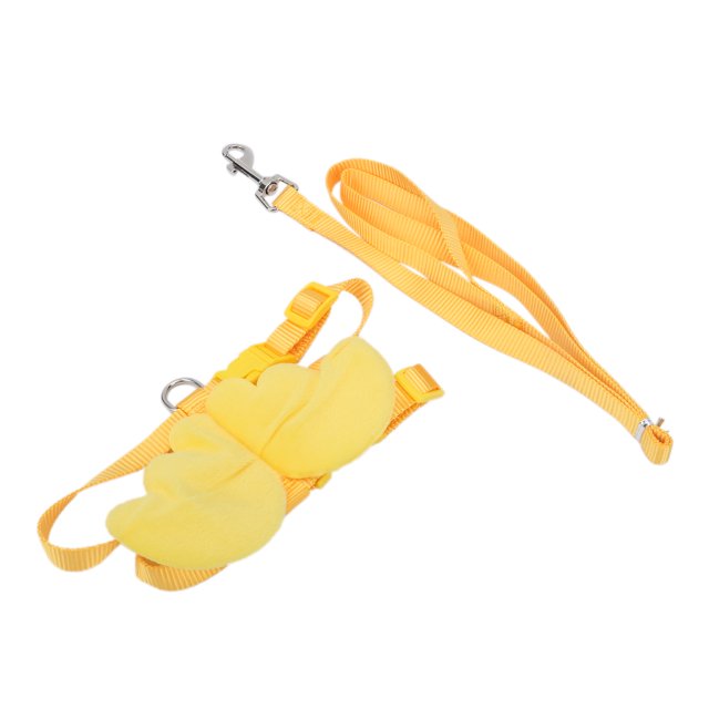 Ducks Leash Rope, Adjustable Duck Outside Walking Harness Leash Air Permeability Easy To Wear Durable For Outdoor Training For Home For Daily For Camping Yellow,Red