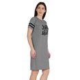 thumbnail image 2 of Inkmeso Educated Motivated Vaccinated T-Shirt Funny Pro Vaccine Boat Neck Dress, 2 of 8