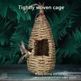 thumbnail image 1 of Humming Bird Houses For Outside Hanging Natural Grass Hanging Bird Hut Hand Woven Hummingbird, 1 of 6