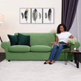 thumbnail image 2 of CHUN YI Housse de Canapé avec Housse de Coussin Séparée Extensible à Carreaux, 2 of 7