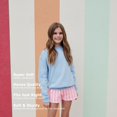thumbnail image 3 of Hanes Girls ComfortSoft EcoSmart Crewneck Sweatshirt, L, Navy, 3 of 6