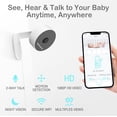thumbnail image 3 of Sense-U Video Baby Monitor with 1080P HD Wi-Fi Camera and Background Audio, Night Vision, 2-Way Talk and Motion Detection - Compatible with Smartphones, 3 of 9