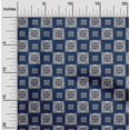 thumbnail image 2 of oneOone Rayon Navy Blue Fabric Block Sewing Craft Projects Fabric Prints By Yard 56 Inch Wide-TO, 2 of 5