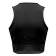 thumbnail image 5 of AherBiu Workout Tops for Women Ribbed Bralette Cropped Tank Top Stretchy Deep V Neck Yoga Cami, 5 of 5