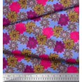 thumbnail image 2 of Soimoi Rayon Fabric Flower Artistic Fabric Prints By Yard 42 Inch Wide, 2 of 3