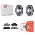 thumbnail image 1 of Transit Auto Front Disc Brake Rotors and Semi-Metallic Pads Kit for Car Mitsubishi Jeep RVR Outlander Patriot Lancer Dodge Chrysler Compass 200 Caliber Avenger Sebring Sport K8S-100229, 1 of 11