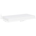 thumbnail image 4 of vidaXL Floating Wall Shelves 2 pcs White 50x23x3.8 cm MDF, 4 of 5