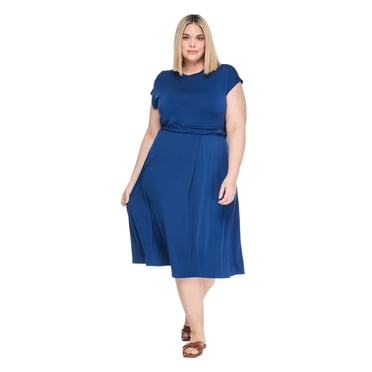 Robe avec motif croisé à l’avant Lane Bryant Plus pour femmes