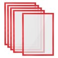 thumbnail image 1 of Unique Bargains 12"x17" Magnetic Display Frame A3 Adhesive Magnetic Sign Holder Red 5 Pack, 1 of 6