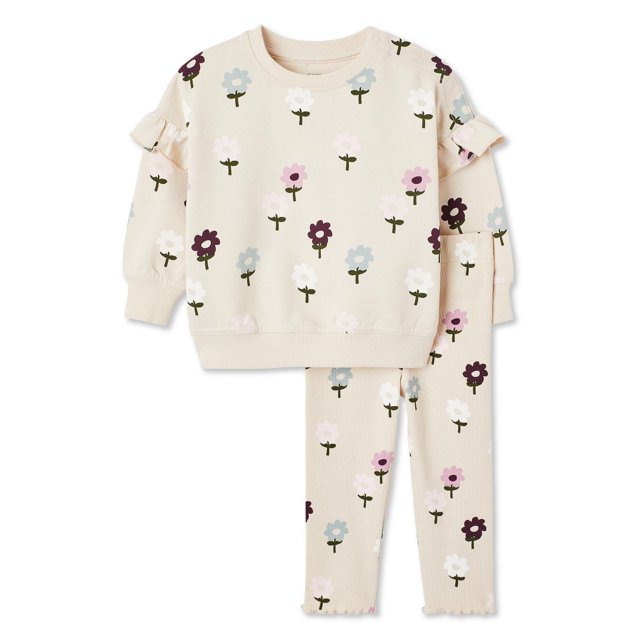 Ensemble 2 pièces à volants George pour bébés filles