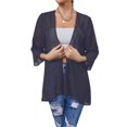 thumbnail image 3 of Faithtur Veste en Mousseline Transparente pour Femme, Haut de Couverture Décontracté, Cardigans de Plage, 3 of 6