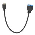 thumbnail image 2 of Câble d'Extension USB3.0, Adaptateur de Panneau avant USB Haute Performance pour Cartes Mères, 2 of 8