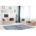 thumbnail image 4 of Tapis d'appoint Emerald Ritchie ivoire & bleu de 2 pi 2 po x 3 pi 2 po, 4 of 6