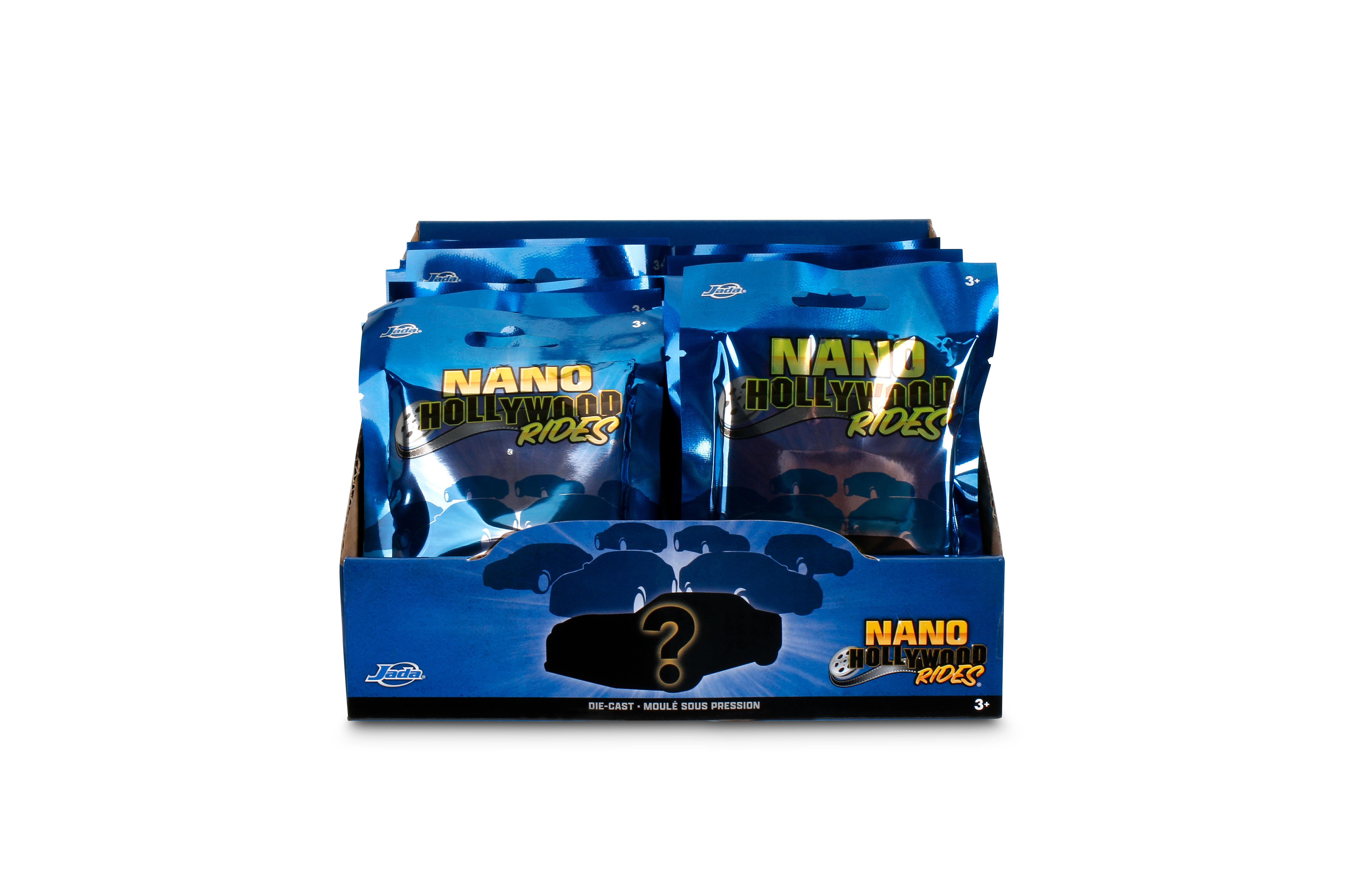 Hasbro Nano Hollywood Rides – Diecast Blind Bags with Surprise Cars by Jada Toys – 1.65" Collectible