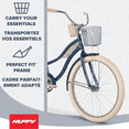 thumbnail image 2 of Huffy 26” Deluxe Cruiser Bike, Fits Riders 60”+, Blue, Adult, Women’s, 2 of 14