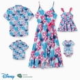 thumbnail image 5 of Disney Robes pour Femmes Robe Sans Manches à Motif Floral Lilo et Stitch Tenues Assorties Maman et Moi, 5 of 5