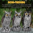 thumbnail image 1 of YAOMOBB Trio de Leurres Hibou Épouvantails de Jardin Réalistes Statues d'Oiseaux Créatives, 1 of 6