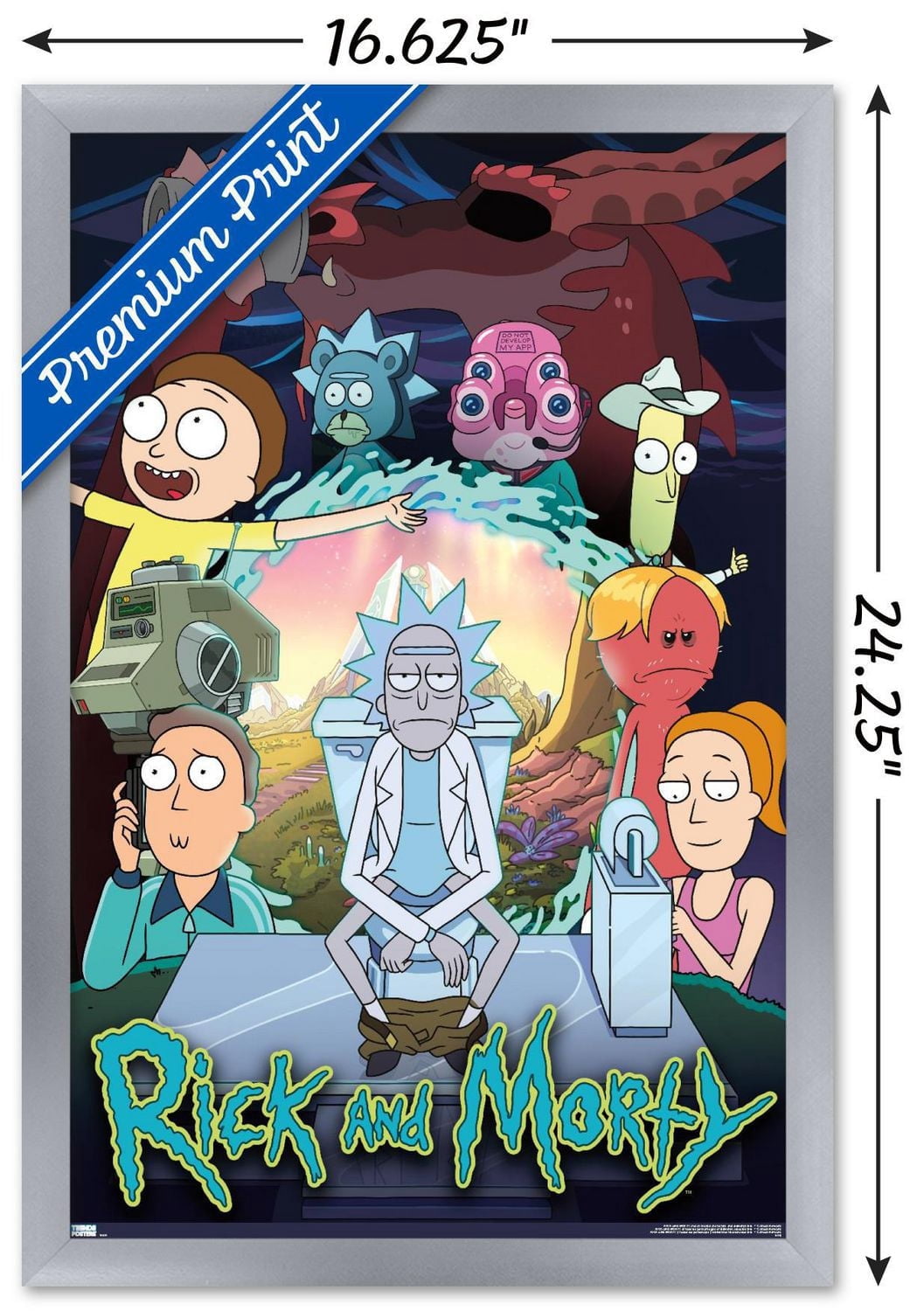 Rick And Morty - Season 4 Group Wall Poster
