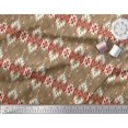 thumbnail image 3 of Soimoi Poly Georgette Fabric Aztec Geometric Decor Fabric Printed Yard 42 Inch Wide, 3 of 3