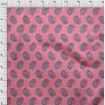 thumbnail image 3 of oneOone Organic Cotton Poplin Twill Fabric Paisley Block Print Sewing Fabric BTY 42 Inch Wide, 3 of 4