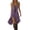 Purple, variant on Miqool Womens Lace Up Deep V-Neck Sleeveless Dress High Low Vintage Western Cowgirl Dress Holiday Party Coaktail Dresses