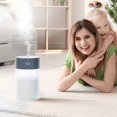 thumbnail image 3 of Mini Air Purifier Humidifier with Colorful Night Light, Ultrasonic Cool Mist for Bedroom and Desk, Silent Operation, Adjustable Mist Output and Auto ShutOff for Home Use, 3 of 8