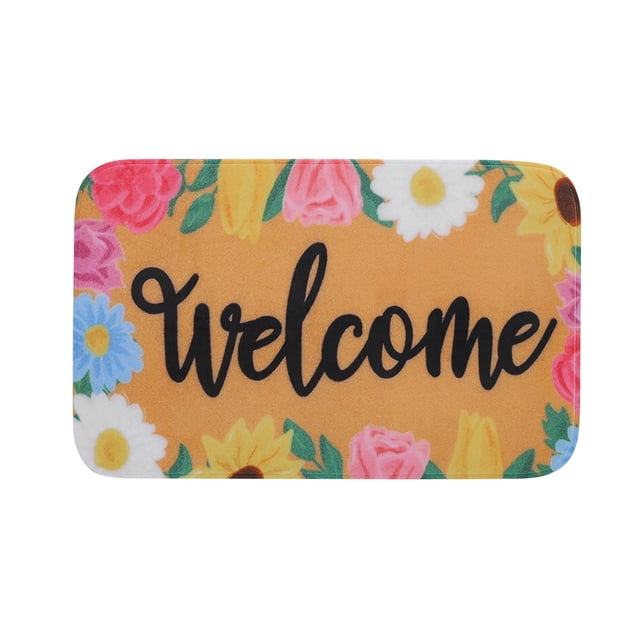 Outdoor Doormats for Front Door Front Door Mats Outside Entrance Out Door Rugs for Door Weather Resistant, Non-Slip Backing Front Doormat for Outside Patio Floor Entry Porch Garage Office