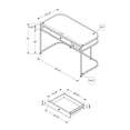 thumbnail image 4 of Monarch Specialties Computer Desk, 4 of 4