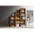 thumbnail image 5 of Pemberly Row Four Shelf Multi-Purpose Wooden Bookcase in Beige Finish, 5 of 5