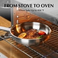 thumbnail image 4 of Koch Systeme CS 12 inch Stainless Steel Frying Pan, Skillet for Professional Cooking, Induction Compatible, 4 of 6