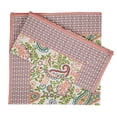 thumbnail image 1 of Vargottam Collection de Luxe Linge de Table Décor Serviette en Coton Tissu Imprimé Serviettes Réutilisables Ensemble de 6, 20 X 20 - Motif Cachemire Asiatique, 1 of 6