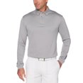 thumbnail image 1 of Ben Hogan Performance Men's Solid Lightweight Long Sleeve Polo Shirt, 1 of 2