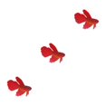 thumbnail image 1 of Thinsony Magnifiquement Conçu Simulation Artificielle Lumineuse Poissons Rouges pour les Aquariums Bronzage Rouge 3Set, 1 of 6