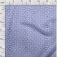thumbnail image 3 of oneOone Polyester Spandex Blue Fabric Asian Suzani Craft Projects Decor Fabric Printed By The Yard 56 Inch Wide, 3 of 5