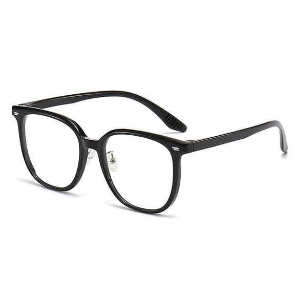 Square blue light glasses men and women UV blocking computer glasses transparent lens glasses