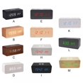 thumbnail image 4 of Réveil Numérique en Bois avec Fonction de Charge Sans Fil Luminosité Réglable LED Affiche 3 Alarmes Snooze Cadeau, 4 of 8